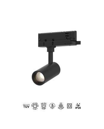 FIJI * FOCO CARRIL 15W 3000K NEGRO